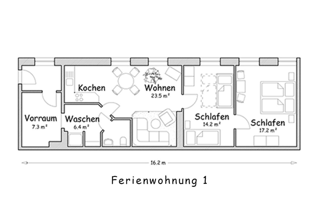 Ferienwohnung Weisses Ross Pirna Luaran gambar
